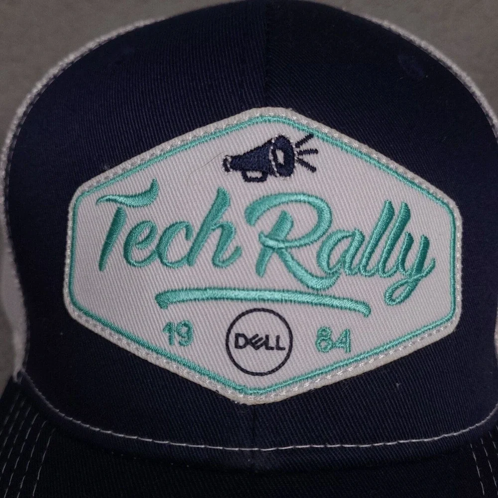 Tech Rally DELL‎ Computers Hat Cap INTEL Mesh Back Adjustable Snap Back